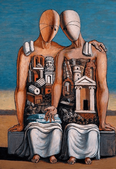 The Archaeologists (1927) Giorgio de Chirico
