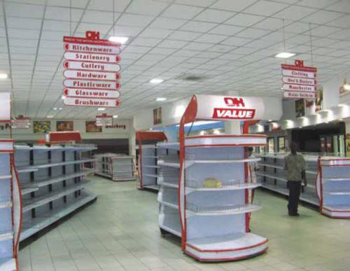 Empty Venezuelan supermarket